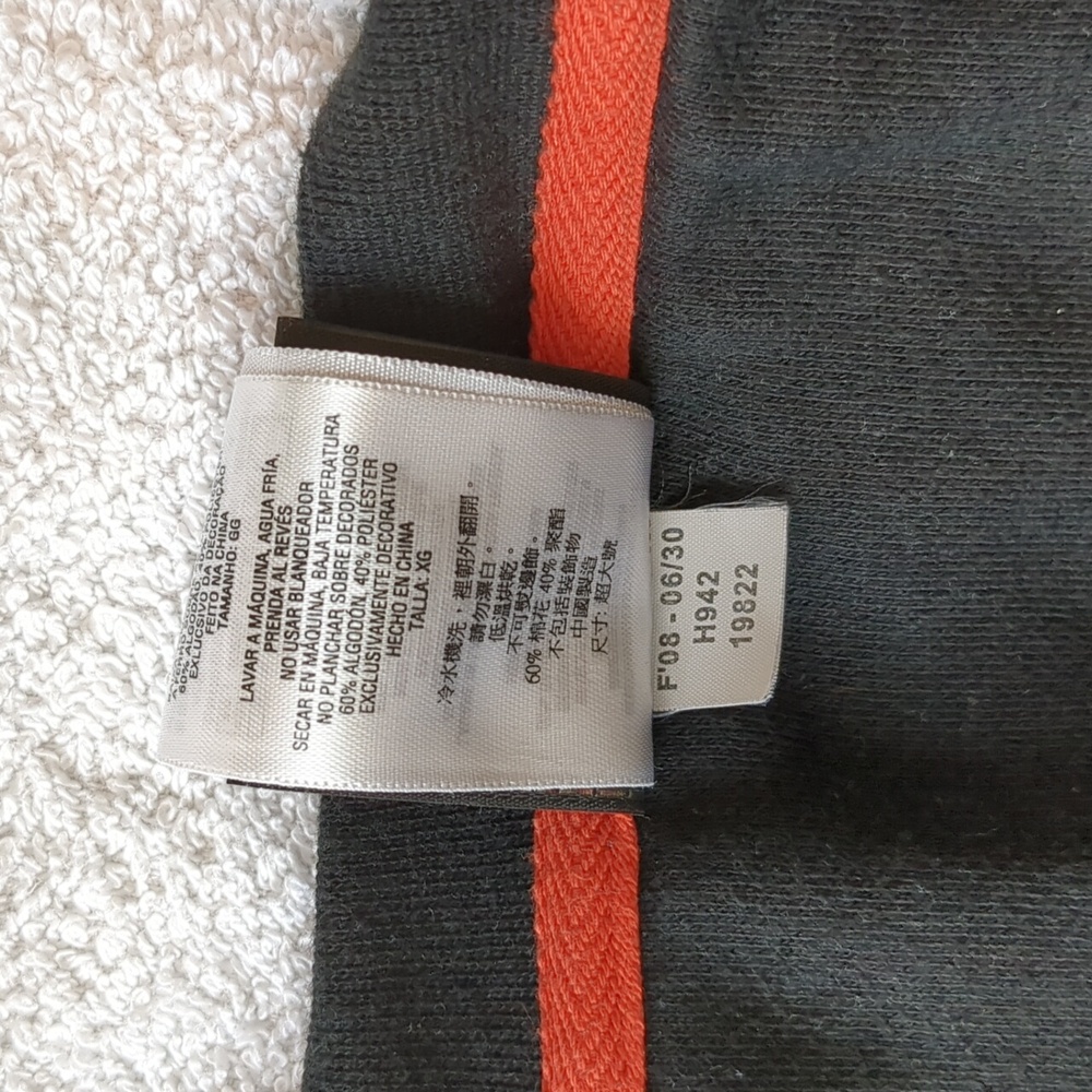 Harley-Davidson Black and Orange pullover Sweatshirt - Picture 12 of 16